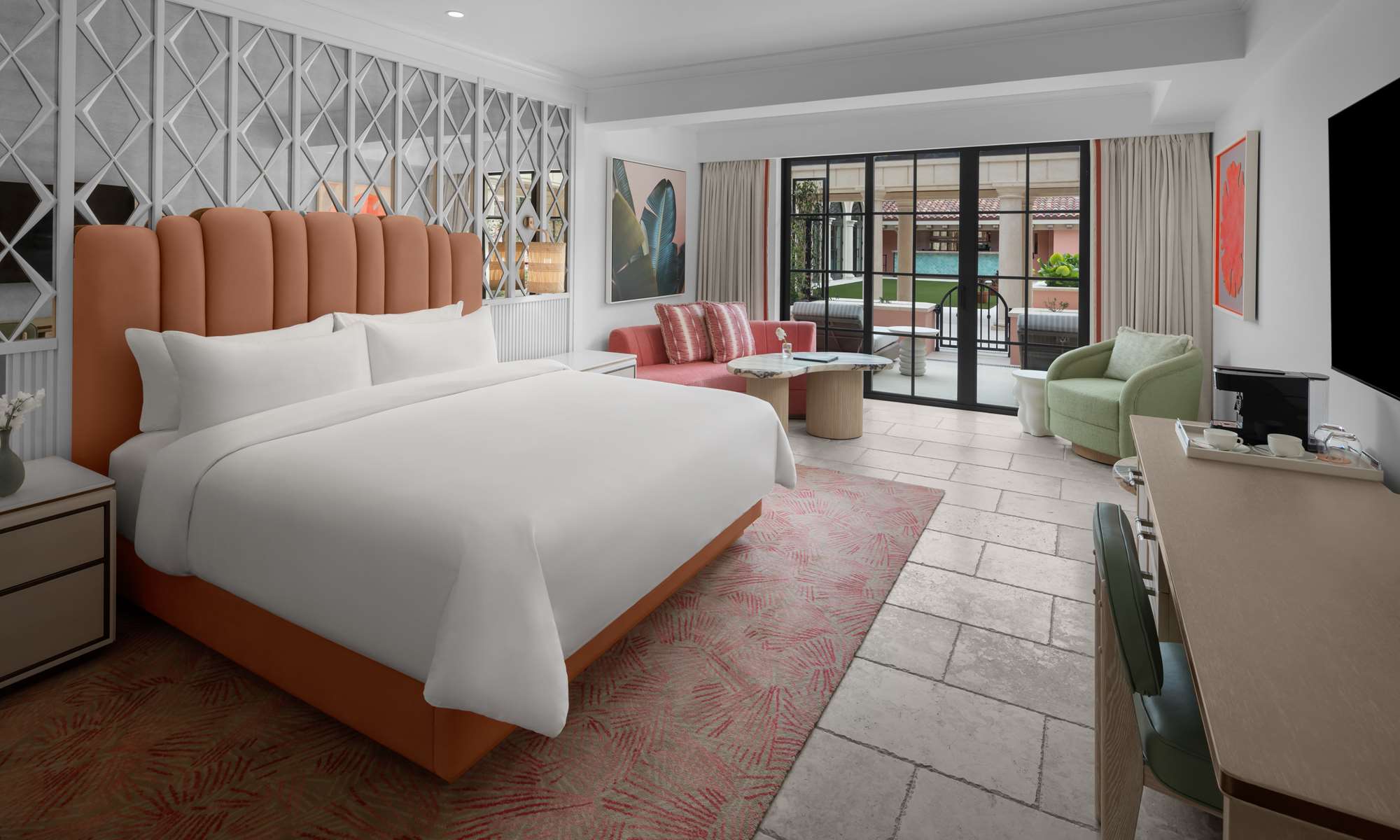 Premier King Bedroom + Living Room