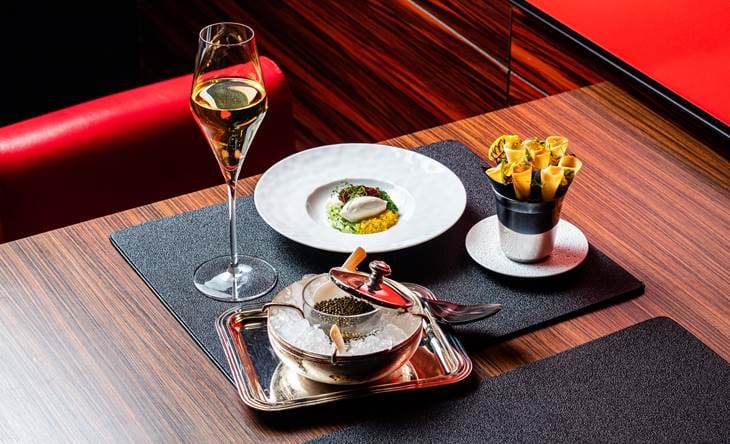 Food L'atelier De Joël Robuchon Caviar Service
