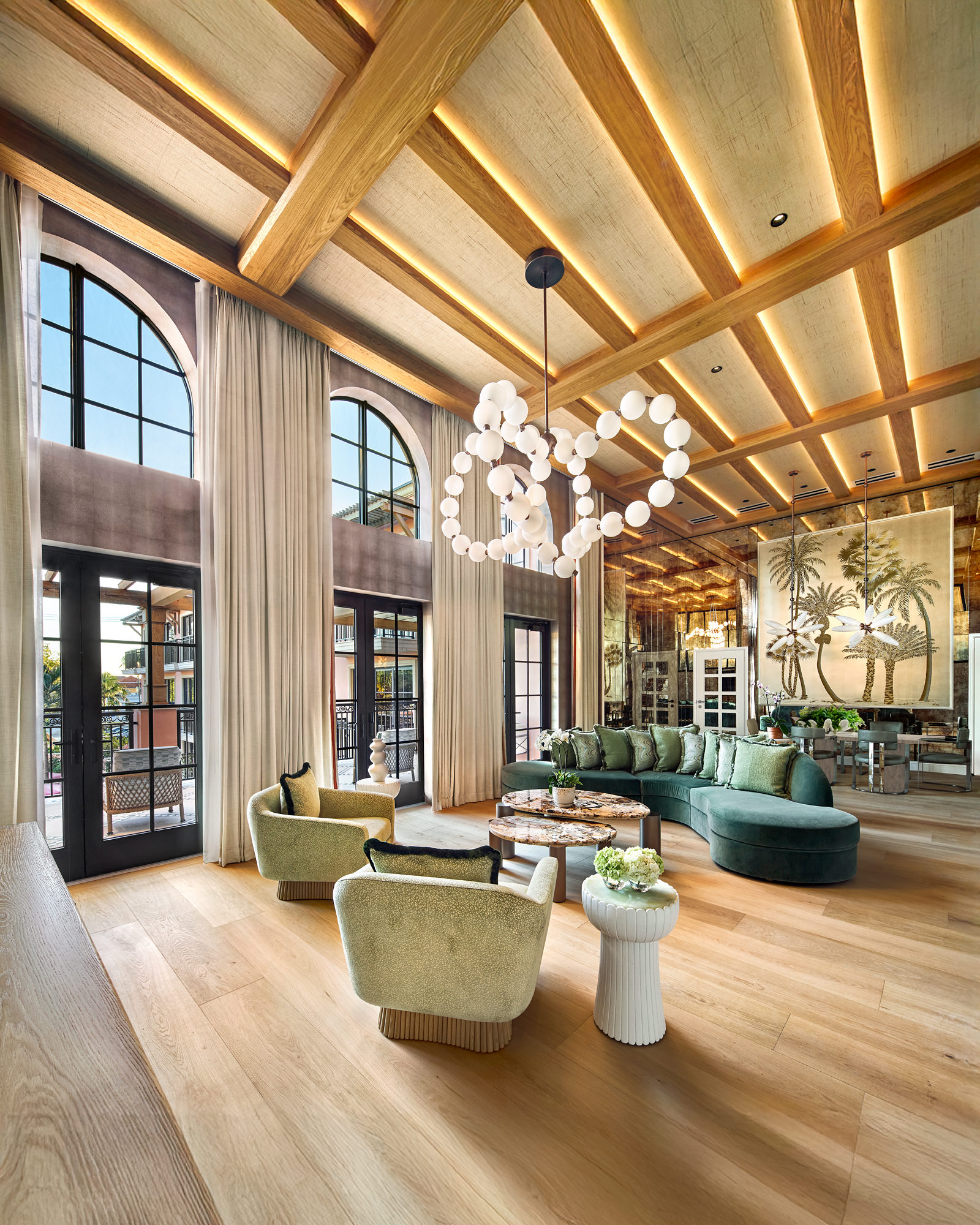 Palm House Presidential Suite Living Room